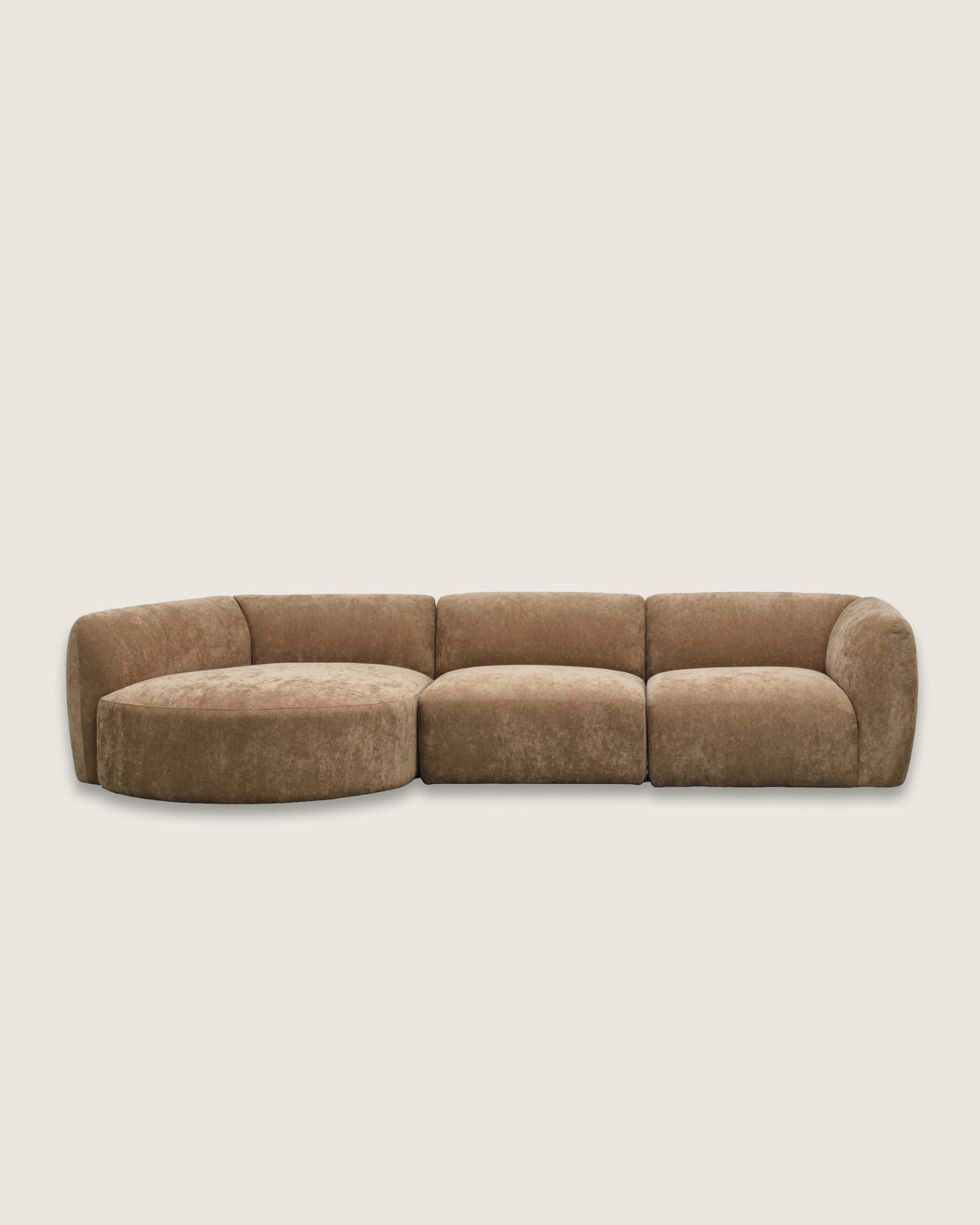 Sofá con chaise longue 4 plazas Maui