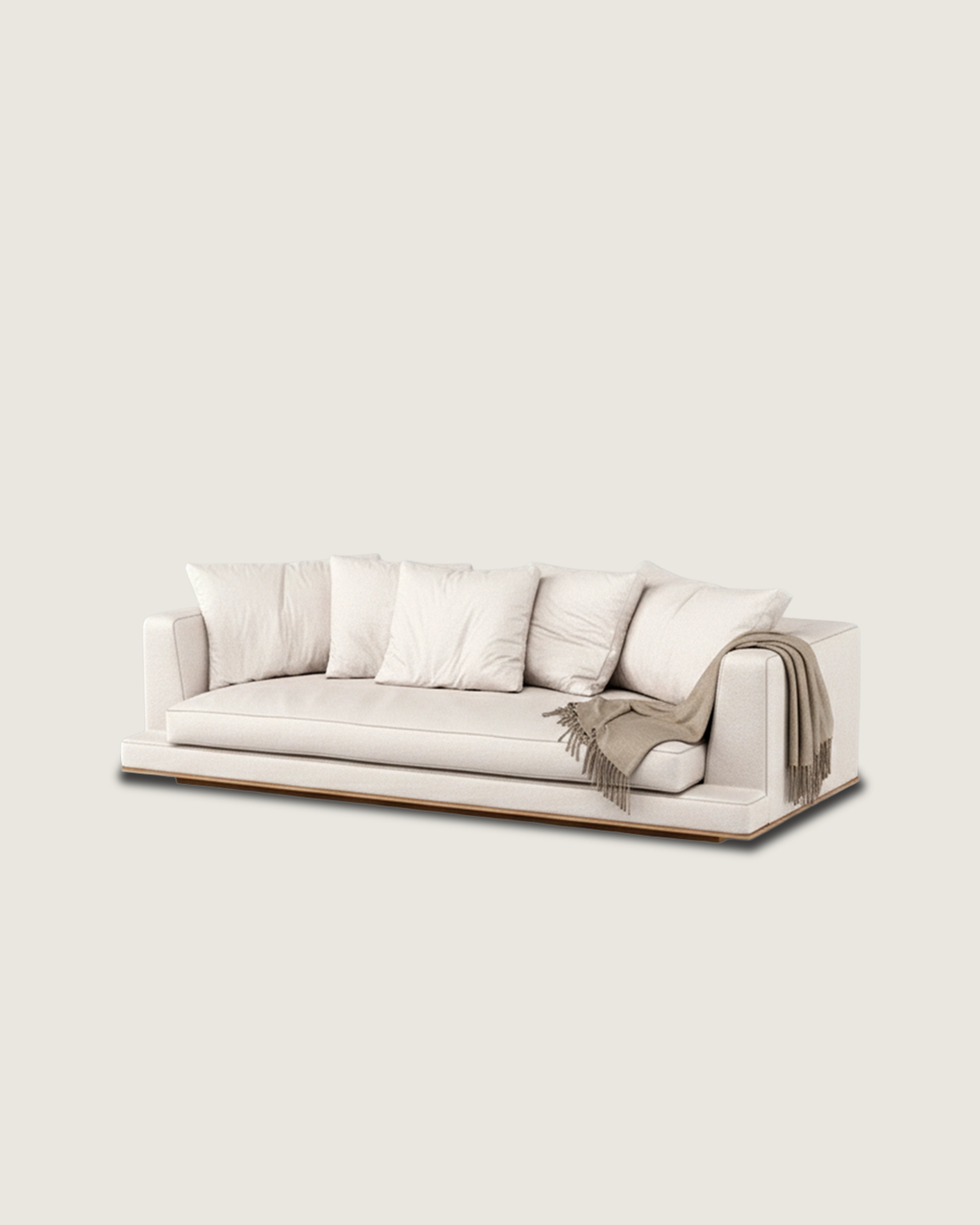Sofá Milano 3 plazas con tapicería personalizada 230 cm