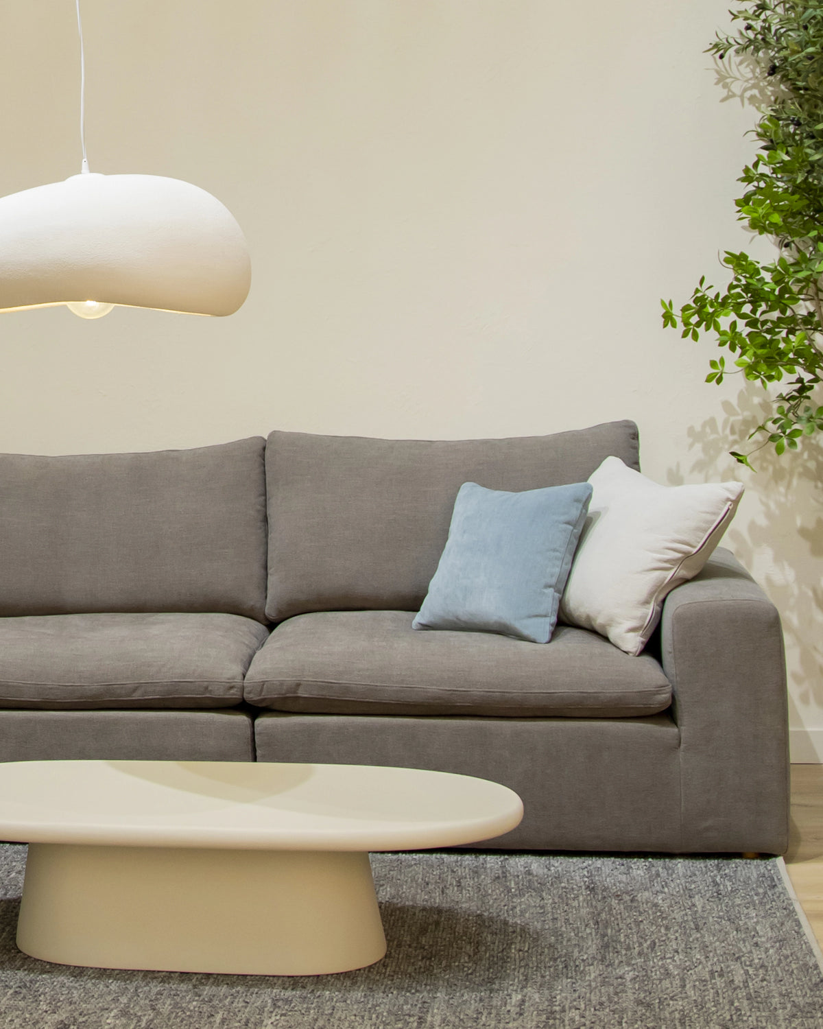 Rio corner sofa with custom upholstery 311 x 302 cm