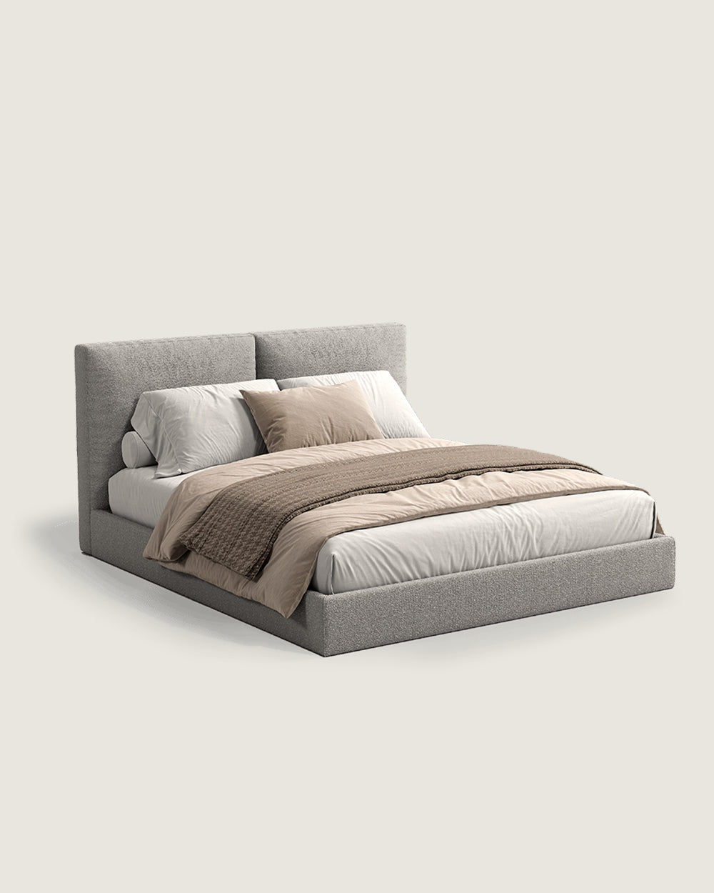 Cama matrimonio estructura con cabecero 180 x 200 con canapé queen Tokio