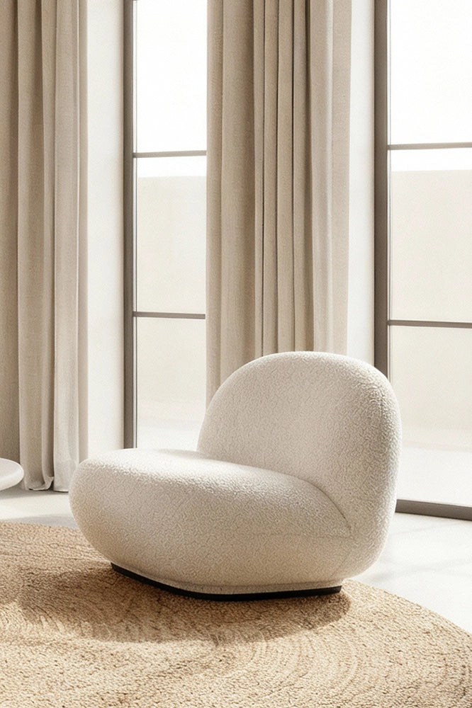 Elise armchair with custom upholstery