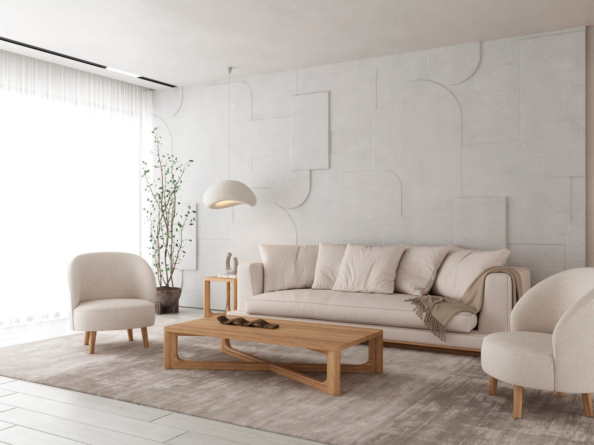 Eva upholstered armchair for living room or bedroom, solid ash wood, dark gray, designer, handmade